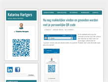 Tablet Screenshot of katarina-hartgers.nl